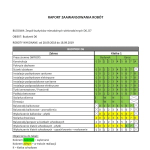 Raport D6